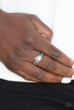 Load image into Gallery viewer, Center Stage Celebrity Silver Skinny Band Ring
