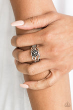 Load image into Gallery viewer, Couldn't Care Flawless Silver Skinny Band Ring
