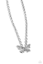 Load image into Gallery viewer, Midair Monochromatic Silver Necklace