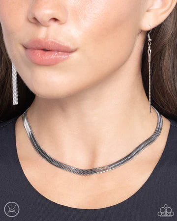 Musings Moment Silver Choker