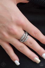 Load image into Gallery viewer, Glitter-topia Silver Skinny Band Ring