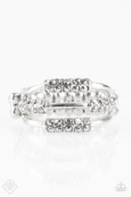 Load image into Gallery viewer, Glitter-topia Silver Skinny Band Ring