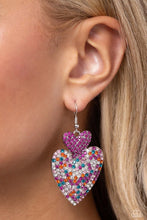 Load image into Gallery viewer, Flirting Flourish Pink Earring