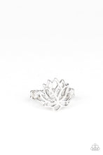 Load image into Gallery viewer, Lotus Lover Silver Skinny Band Ring