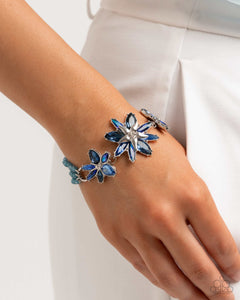 Floral Factor Blue Bracelet