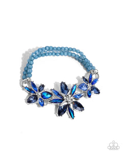 Floral Factor Blue Bracelet