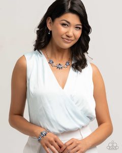 Floral Factor Blue Bracelet