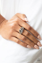 Load image into Gallery viewer, Shimmer Splash Silver Skinny Band Ring