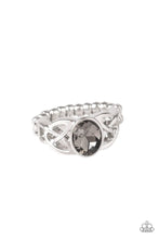 Load image into Gallery viewer, Shimmer Splash Silver Skinny Band Ring