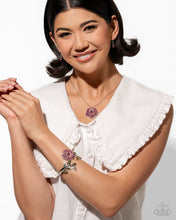 Load image into Gallery viewer, Bewitching Belle Pink Hinged Bracelet