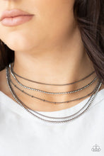 Load image into Gallery viewer, Dangerously Demure Black Necklace