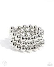 Load image into Gallery viewer, Refreshing Raindrops Silver Coil Bracelet