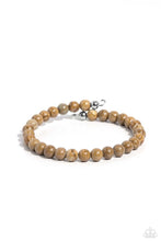 Load image into Gallery viewer, Sinuous Stones Brown Coil Bracelet