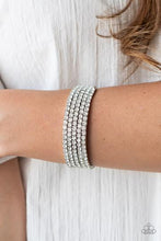 Load image into Gallery viewer, The Glow Digger White Coil Bracelet