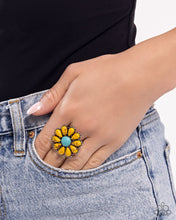 Load image into Gallery viewer, Firm Florals Yellow Ring