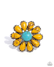 Load image into Gallery viewer, Firm Florals Yellow Ring