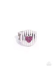 Load image into Gallery viewer, Lovestruck Stripes Pink Ring
