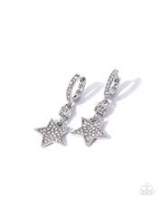 Load image into Gallery viewer, Counting Constellations White Earrings