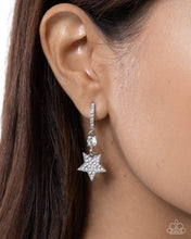Load image into Gallery viewer, Counting Constellations White Earrings