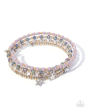 Load image into Gallery viewer, Stellar Stack Purple Bracelet