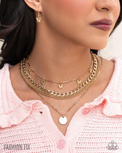 Load image into Gallery viewer, Fluttering Fringe Gold Necklace