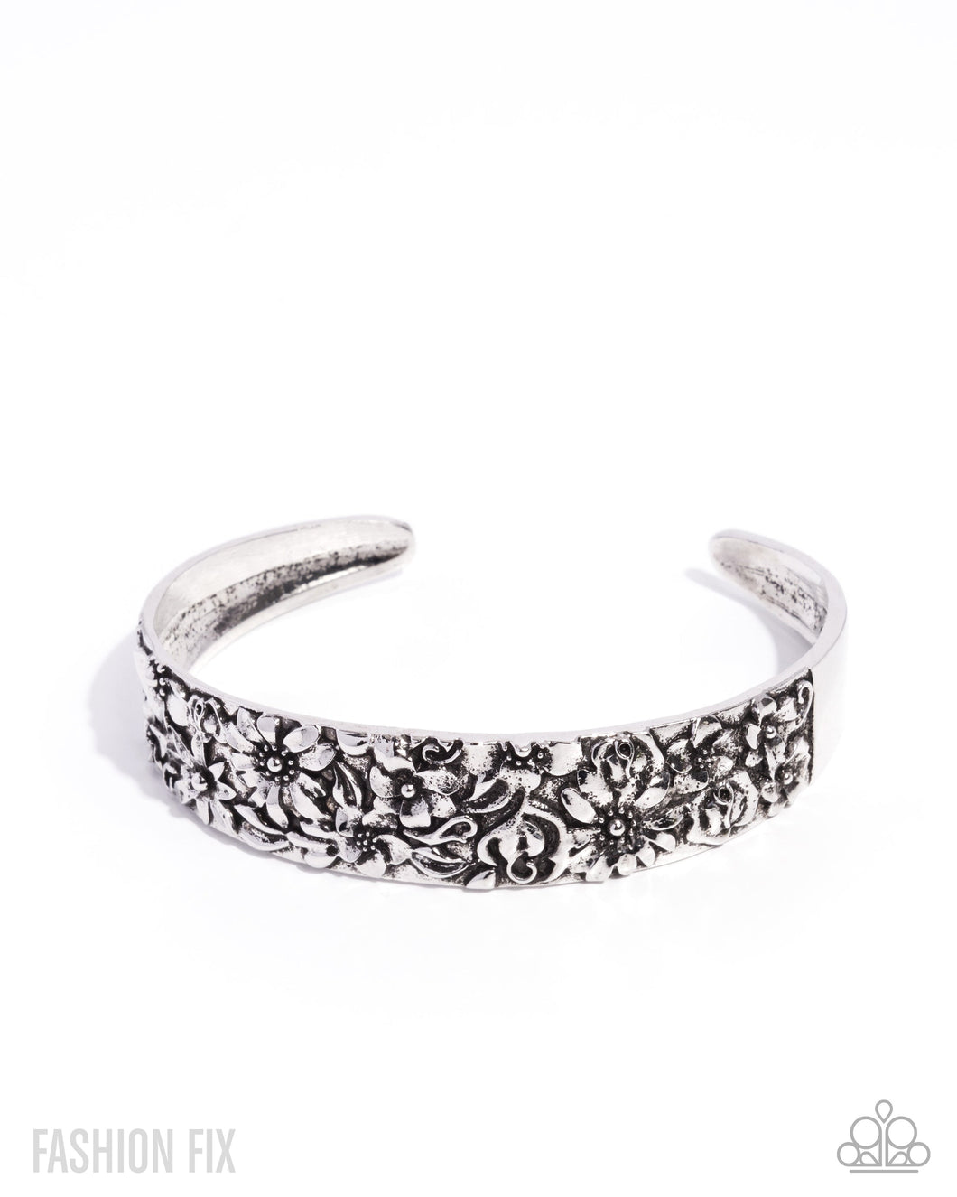 Abundantly Antiqued Silver Bracelet