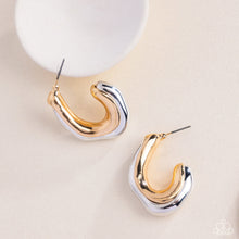Load image into Gallery viewer, Metallic Multicolored Multi Hoop Earrings
