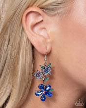 Load image into Gallery viewer, Breathtaking Bloom Blue Earrings