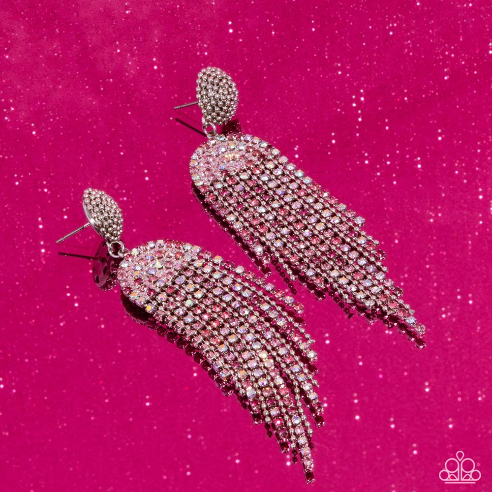 A Toast to You Pink Earrings