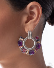 Load image into Gallery viewer, Courteous Chic Purple Earrings