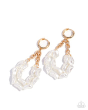 Load image into Gallery viewer, Sunset State of Mind Gold Hinge Hoop Earrings