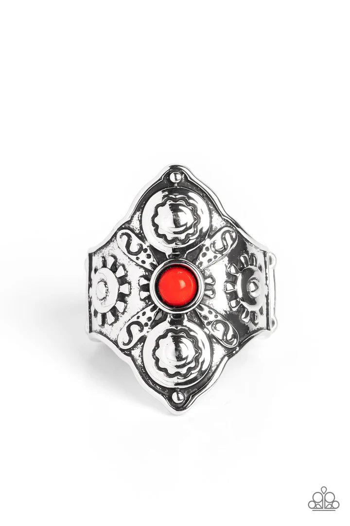 Crafted Couture Red Ring