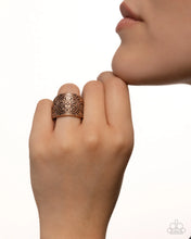 Load image into Gallery viewer, Elegant Engravement Copper Ring