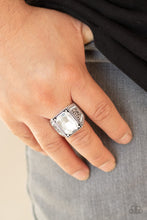 Load image into Gallery viewer, Conquered Men’s White Ring