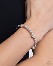 Load image into Gallery viewer, Ladylike Leader White Coil Bracelet