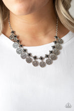 Load image into Gallery viewer, Mandala Movement Black Necklace