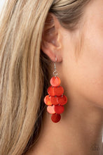 Load image into Gallery viewer, Tropical Tryst Orange Earrings
