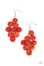 Load image into Gallery viewer, Tropical Tryst Orange Earrings
