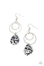 Load image into Gallery viewer, Terrazzo Tempo Black Earrings
