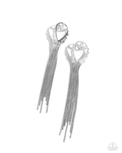 Load image into Gallery viewer, Elongated Effervescence Silver Earrings