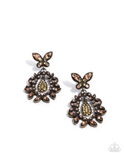 Load image into Gallery viewer, Whimsically Content Brass Earrings
