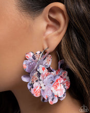 Load image into Gallery viewer, Whimsical Walk Purple Hoop Earrings