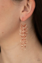 Load image into Gallery viewer, Long Live Rebels Copper Hoop Earrings