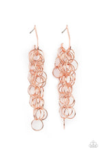 Load image into Gallery viewer, Long Live Rebels Copper Hoop Earrings
