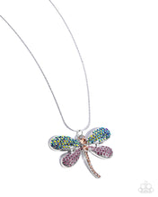 Load image into Gallery viewer, Dragonfly Defiance Purple Necklace