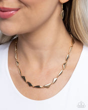 Load image into Gallery viewer, Sharp Soliloquy Gold Necklace