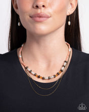 Load image into Gallery viewer, Pearl Profession Brass Necklace