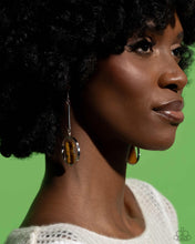 Load image into Gallery viewer, Serendipitous Stones Brown Earrings