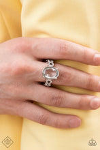 Load image into Gallery viewer, Devoted to Dazzle White Skinny Band Ring