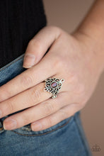 Load image into Gallery viewer, DEW Your Thing Purple Skinny Band Ring